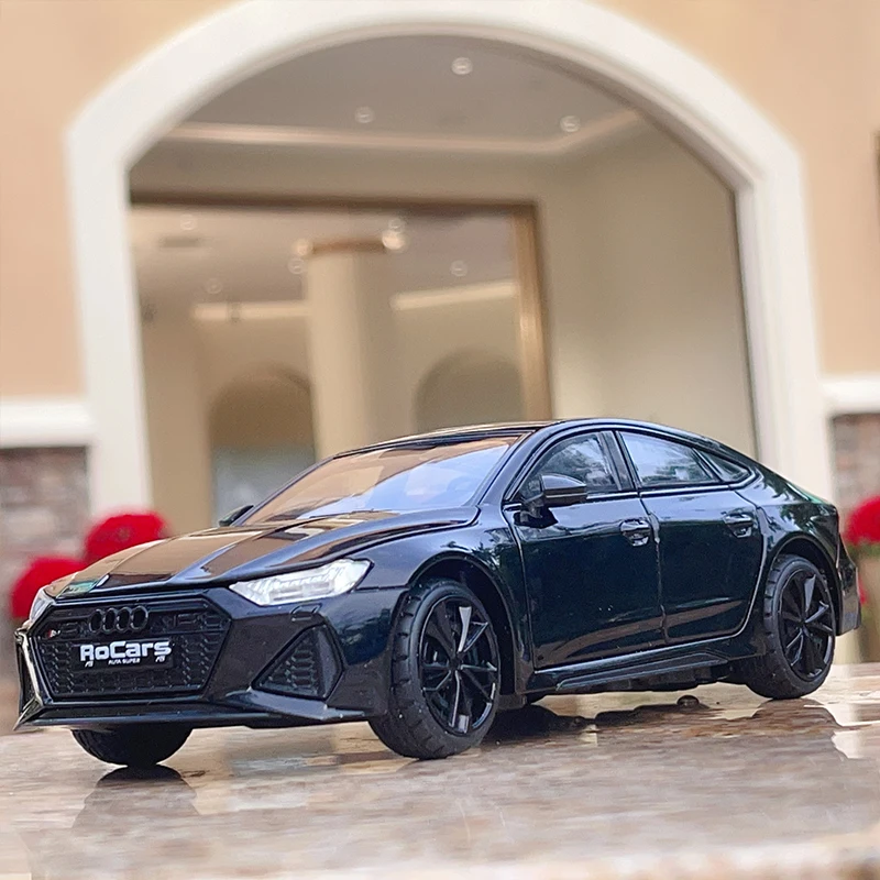 1:32 Audi RS7 Sportback Alloy Model Car Toy Diecasts Metal Casting Sound and Light Car Toys For Children Vehicle 3
