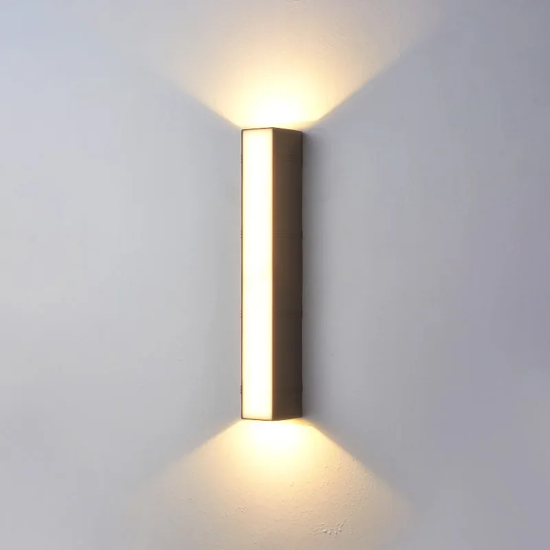 LED 야외 벽등 현대식 방수 IP65 빌라 현관 정원 파티오 외부 벽 램프 차고 문 앞 방수 램프