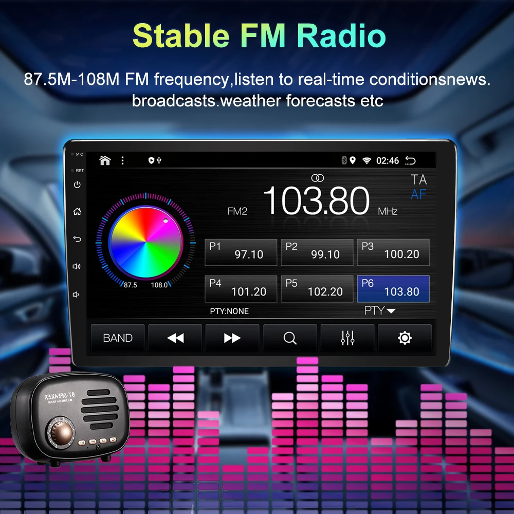 Autoradio Android 10" Pour Volkswagen Crafter 2017-2022 - 2Go+64Go | CarPlay & Android Auto Sans Fil | GPS + Wi-Fi + Caméra De Recul - 4