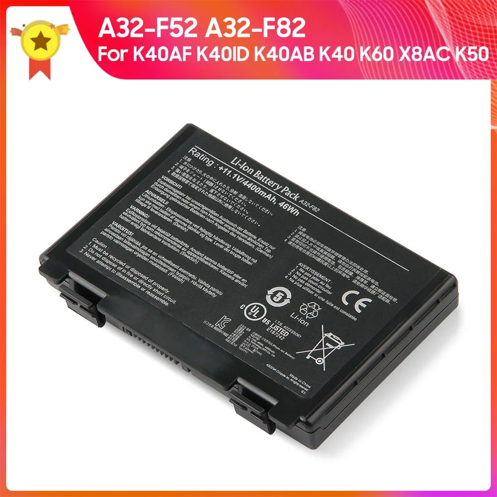 

Запасная аккумуляторная батарея для Asus K40ID K40AF K40AB K60 K40 K50 X8AC