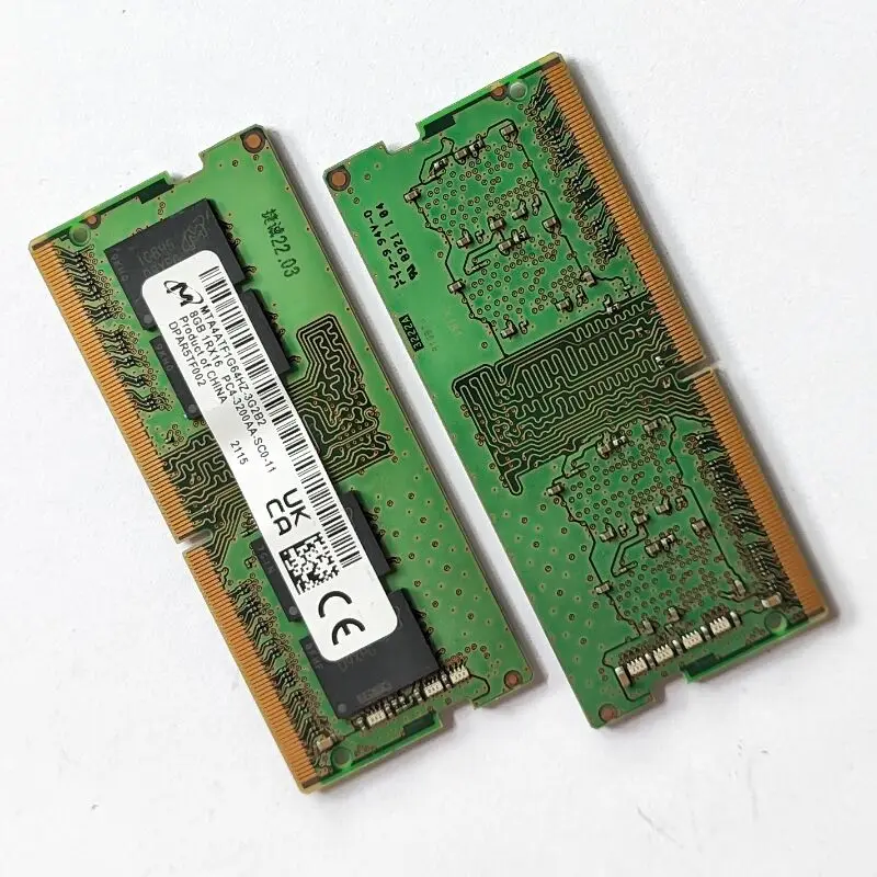 メモリー M icron 2RX8 PC4-3200AA-SE1-11 16Gx2 Micron RAMs