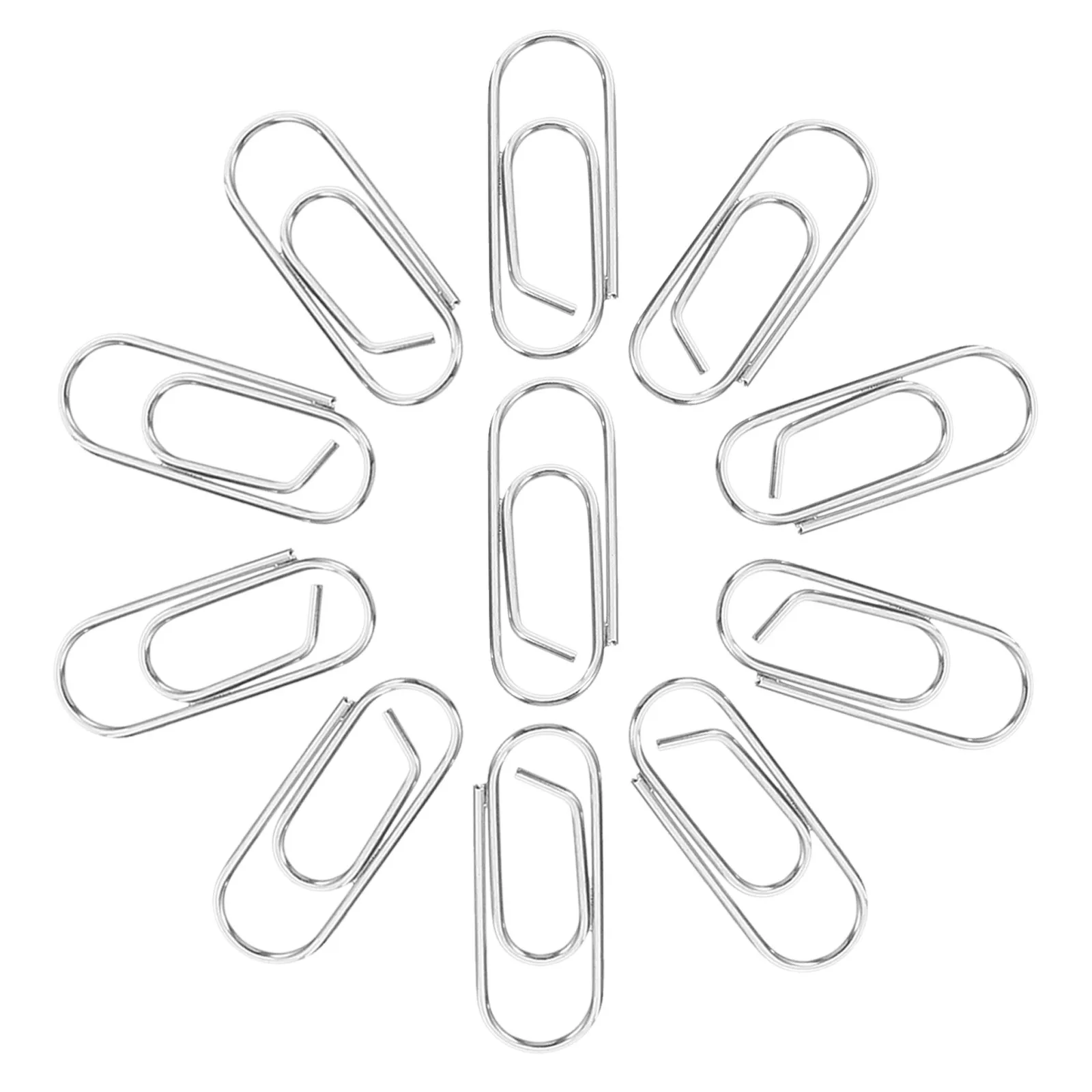 200Pcs 작은 금속 종이 클립 0.59 인치 사무실 학교용 미니 종이 고정 장치 홈 문서 클램핑 노트 정리 북마크