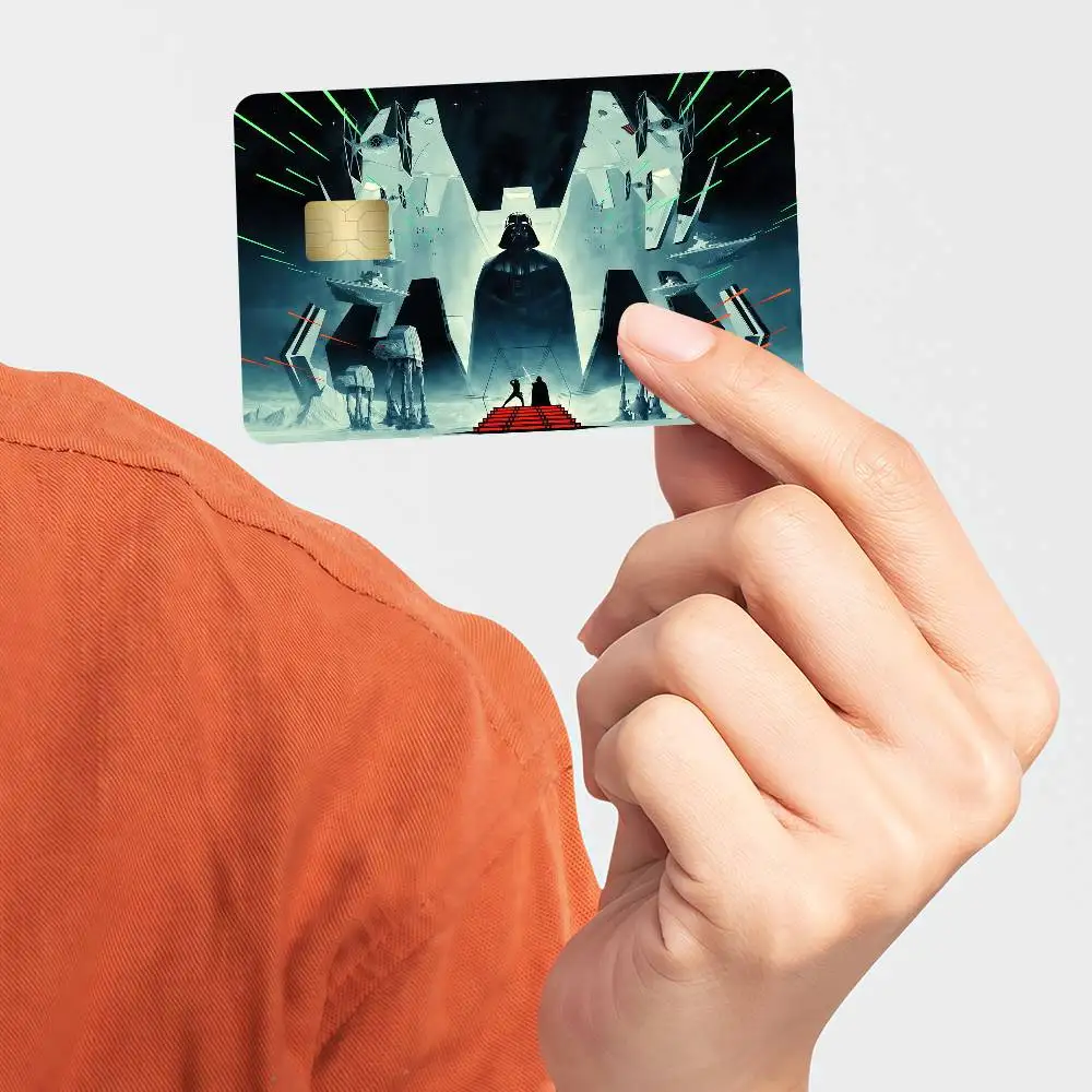 Custom Movie-Themed Waterproof Card Stickers - Set of 4