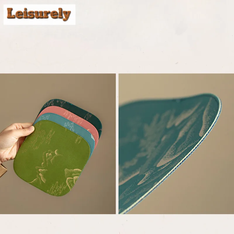 Distant Hill Square Fabric Waterproof Pot Bearing Holder Zisha Pot Anti-scald Mat Dry Bubble Table Tea Tray Coaster Tea Services