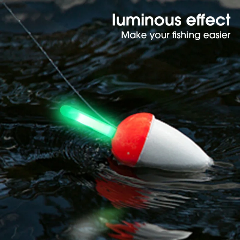10/20/50PCS Fishing Floats Fishing Glow Stick Fishing Light Stick Fishing Tackle 2.2-4.5mm Night Fishing Accessories