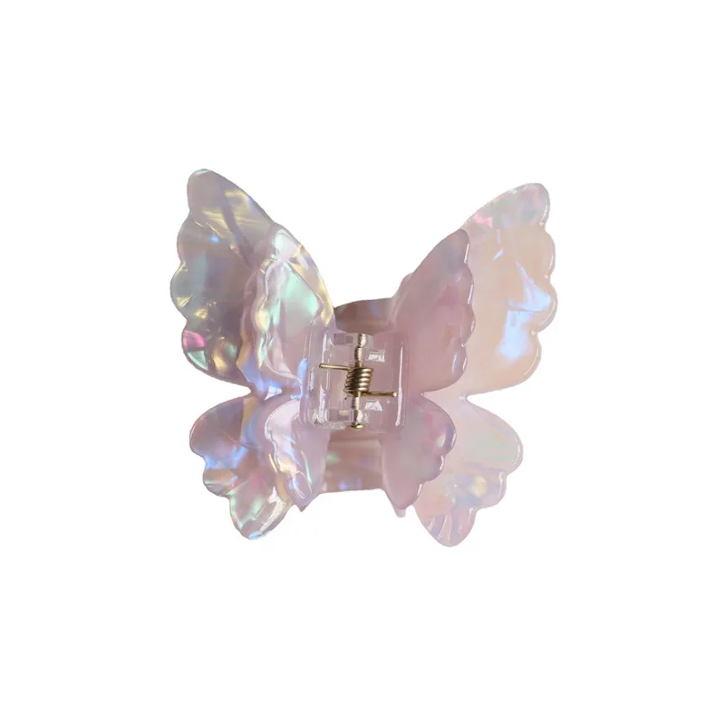 Elegant Butterfly Hair Clip Fairy Back Clip Shark Jaw Hairpin Women's Hair Accessories for Girls Party Wedding