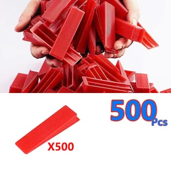 Reusable Ceramic Wedges for Tile Leveling - Construction Tool for Flooring and Wall Spacing (100Pcs)