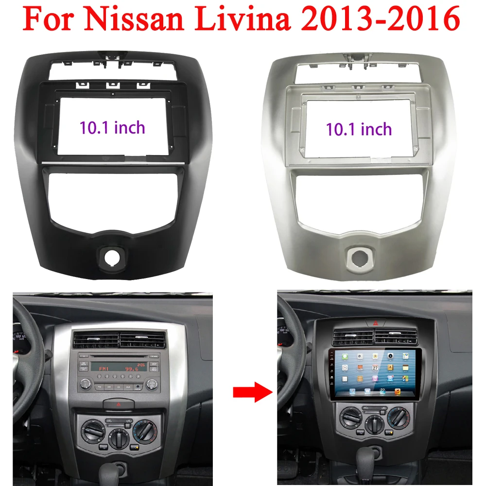 

1din 10.1 inch Car RadioFrame For Nissan Livina 2007-2019 Car Dvd Frame Install Panel Dash Mount Installation Dashboard
