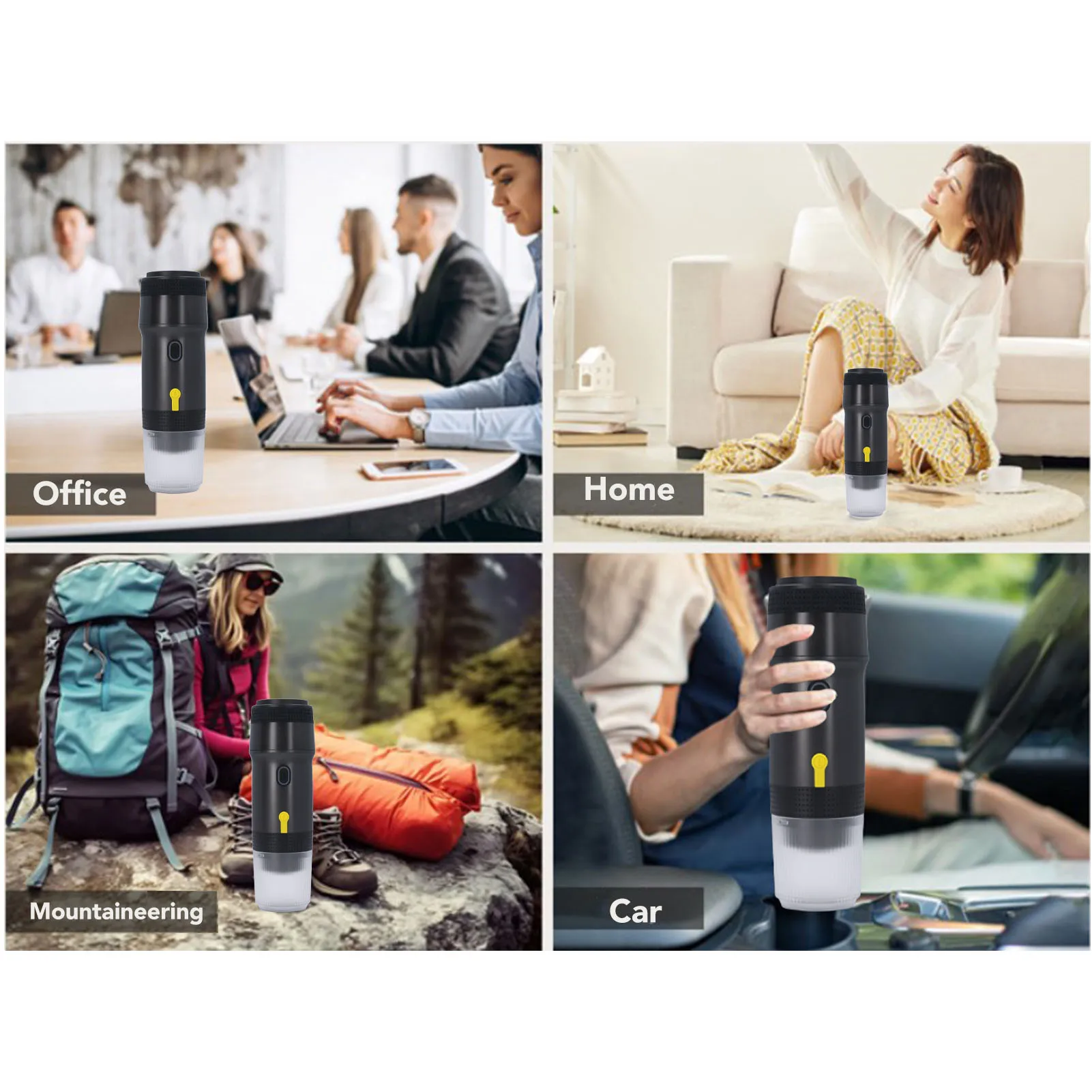 Portable Coffee Maker Fast Heating Easy To Clean 20Bar USB Car Charger Electric Coffee Machine for Outdoor Camping Travel Hiking