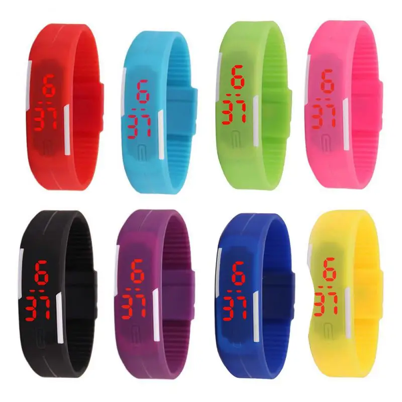 2021 New Fashion Sports LED Smart Watch Smart Phone Touch Screen Digital Watch Waterproof Bracelet Watch