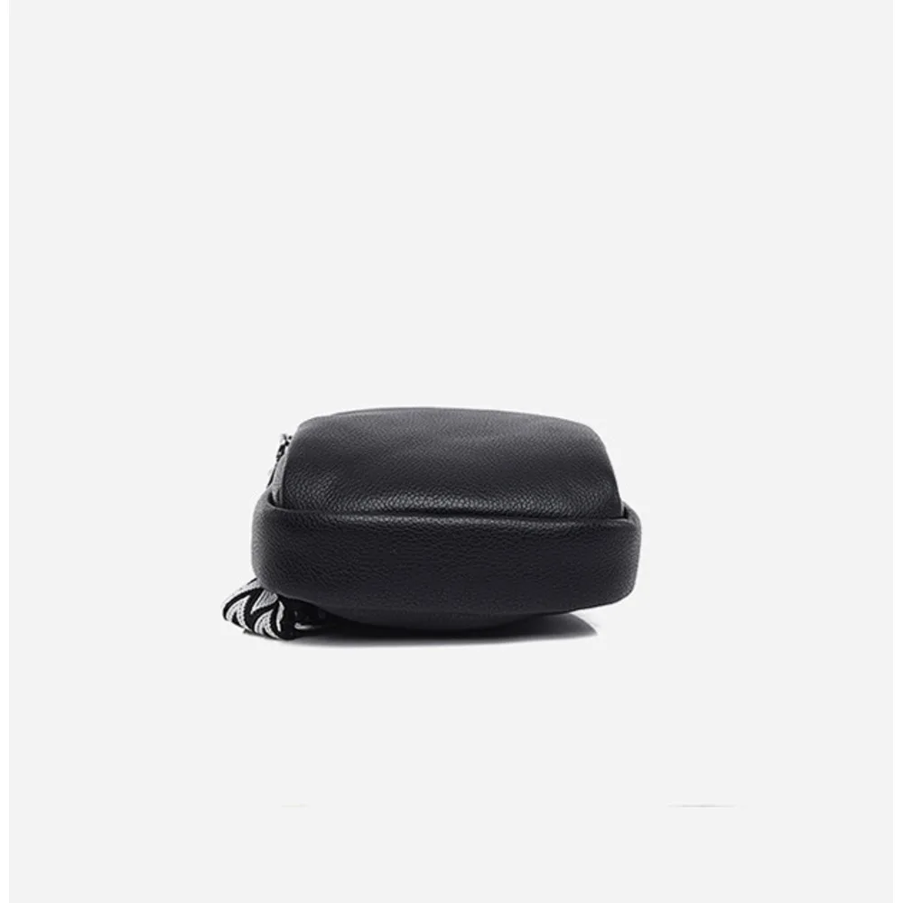 Mannelijke en vrouwelijke dezelfde 2024 nieuwe borst PU zacht lederen heuptas fietsen sport crossbody kleine rugzak_voghion.com
