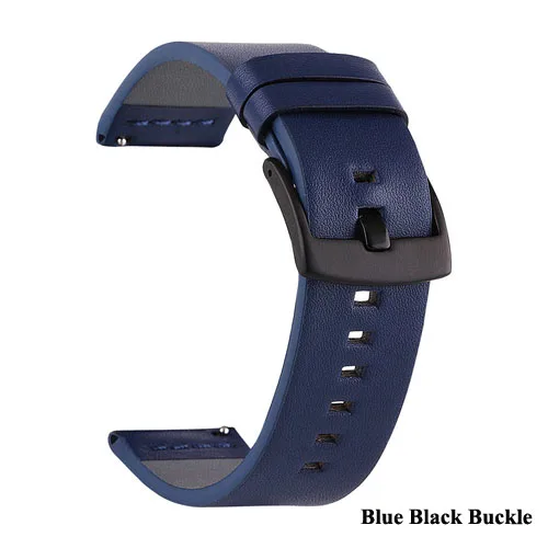 Genuine Leather Quick Release Watch Band Replacement Bracelet