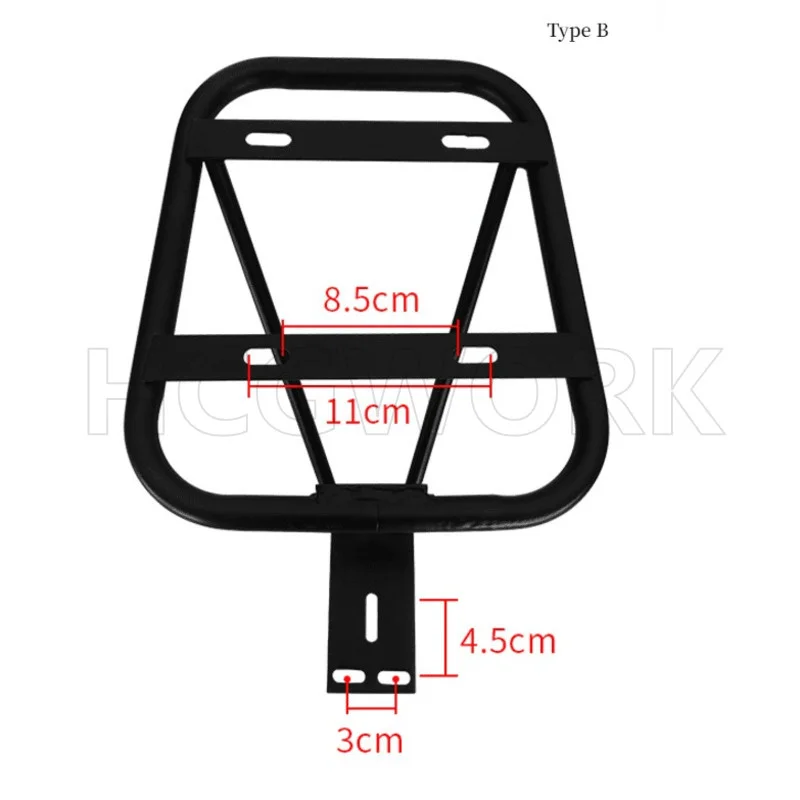 Electric Bike Accessories Tailstock Rear Shelf for Electric Scooter with Mounting Holes in the Rear Seat - Image 3