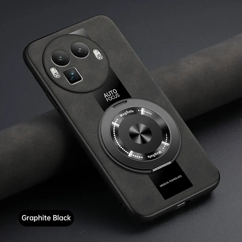 Leather Case with 360° Stand and Shockproof Protection - Anti-fall Design