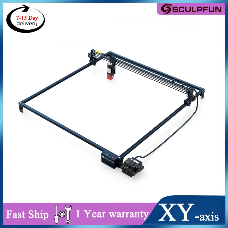 Sculpfun S30 Engraving Area X-axis Expansion Kit for S30 Series Engraving Machine Y-axis Extension Kit 935x905mm Engraving Area