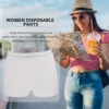 2 Pcs Disposable Shorts Women Period Briefs Portable Underpants for Postpartum Confinement Womens Lingerie Maternity 4