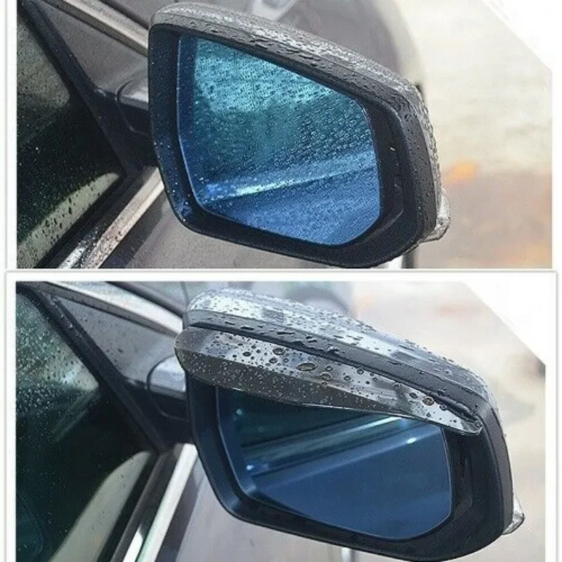 Universal Car Rearview Mirror Rain Eyebrow Auto Car Rear View Side Rain Shield Snow Guard Shade Protector Cover for Ford