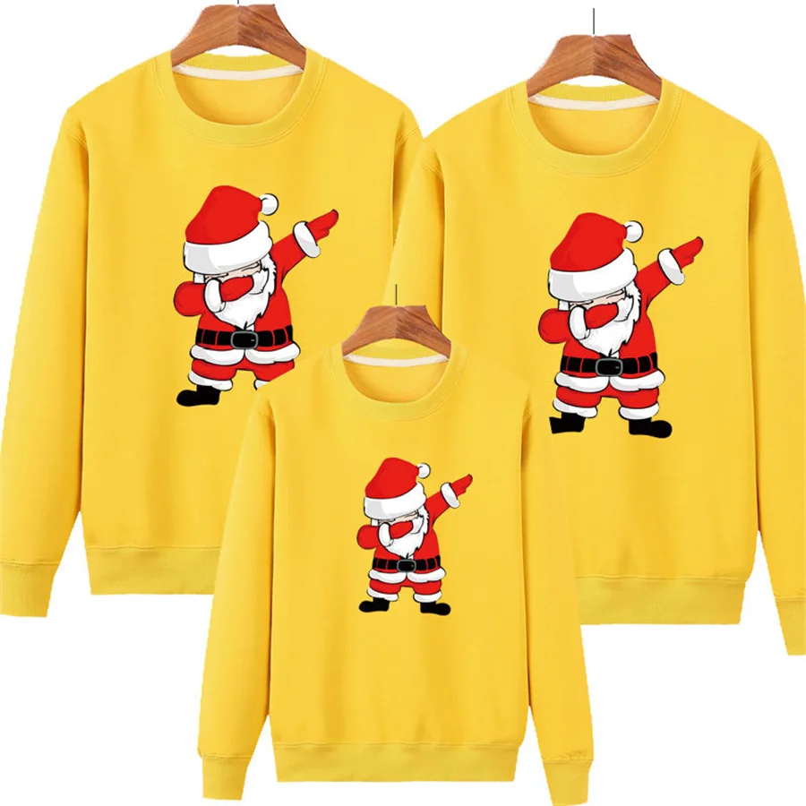 thumbnail image 1 of Suéteres navideños de moda, sudaderas de alta calidad, pijamas navideños, ropa de algodón a juego para madres, bebés e hijas, 1 of 5