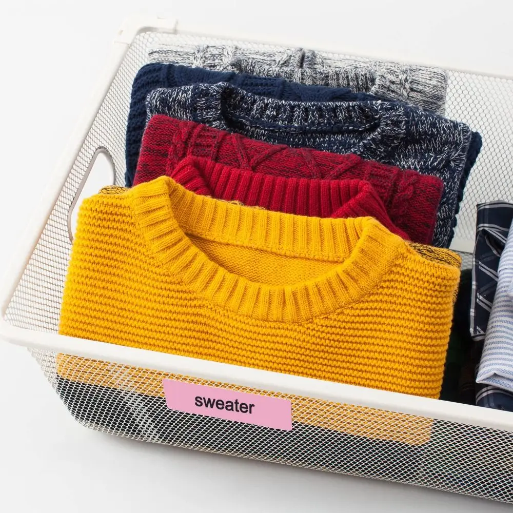 새로운 다채로운 색상의 접착 라벨 메이커 용지 12mm×40mm 160/롤 라벨 테이프 인쇄 스티커 감열지 사무용품