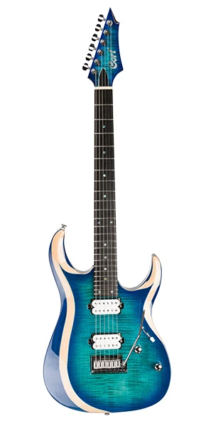 Duality X Series electric guitar with case blue Cort x700-lbb |