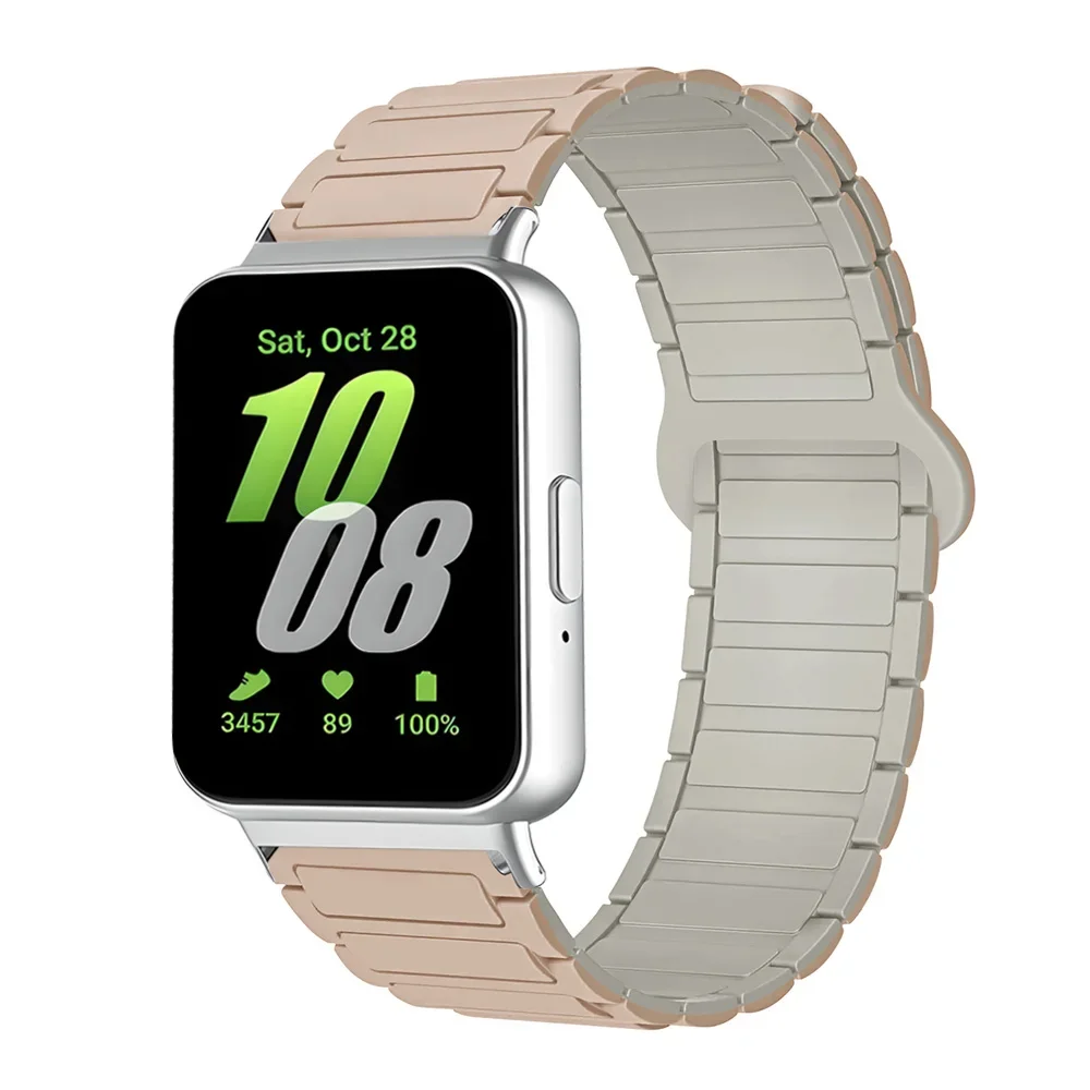 Sport Magnetic Silicone Strap for Galaxy Fit3 - Unisex Watch Band Accessory Bracelet
