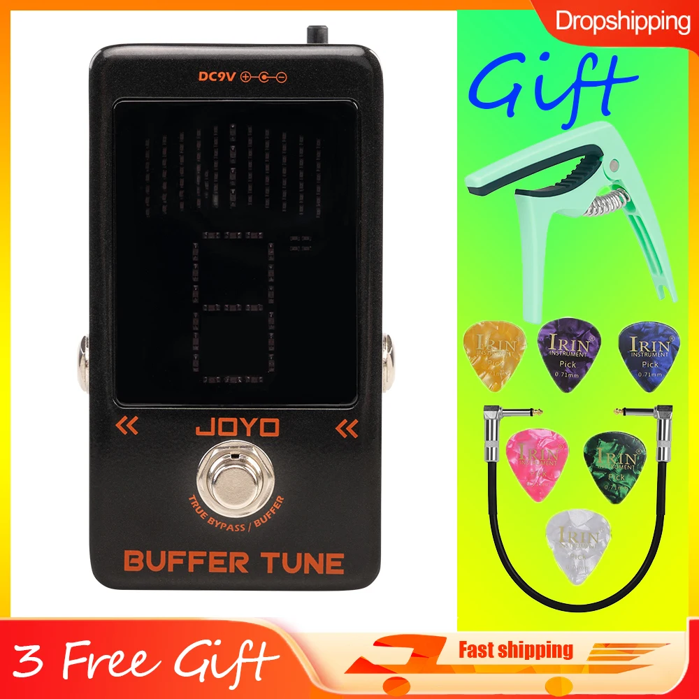 

JOYO JF-19 Buffer Tune Electric Guitar Effects Pedal Built-in Buffer Accurate Tuning True Buffer Mode Pedal Effects Guitar Bass