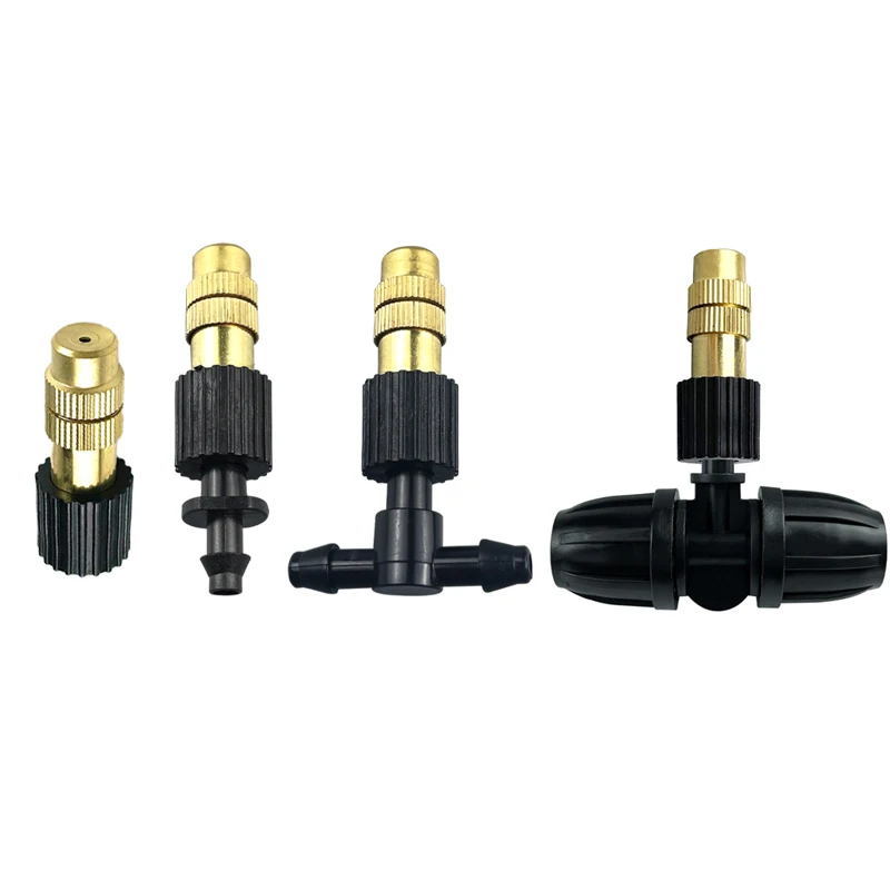 20 Pcs 4/7 PVC Brass Sprinkler Head Patio Tool Spray Misting Nozzle Drip Irrigation Garden Watering System Accessories