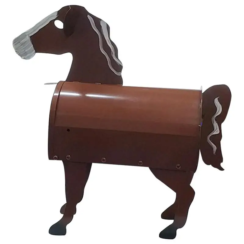 

Почтовый ящик в форме лошади, металлический почтовый ящик для хранения сообщений, уникальные современные почтовые ящики, новинка, Декор для дома и сада
