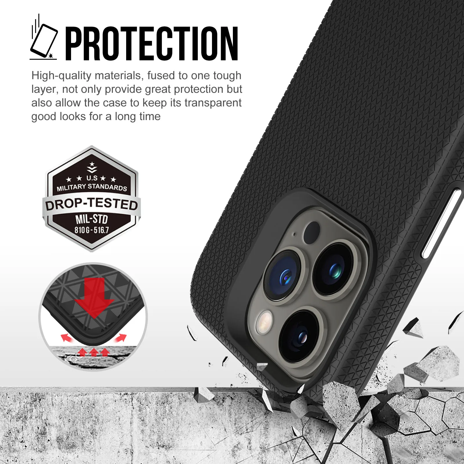 Ultimate Military-Grade Phone Protection Case - Durable Cover with Enhanced Defense