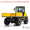 LESU Metal 1/14 KIT RC Hydraulic Dumper Truck 6MDX-B Remote Control Wheel Type Tipper Dump Unassembled Unpainted Model TH23010 1