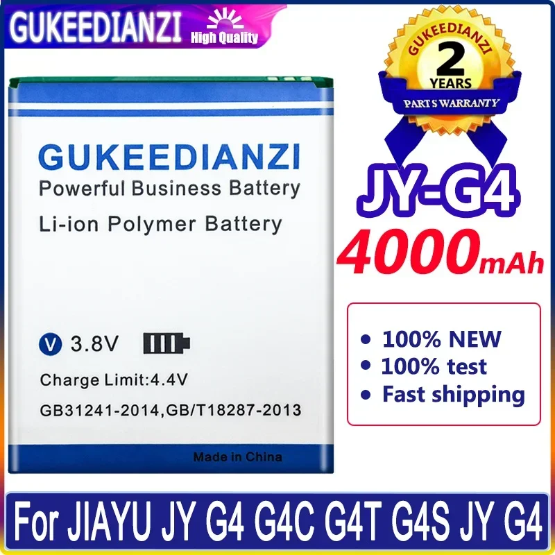 

GUKEEDIANZI Battery 4000mAh JY-G4 For JIAYU JY G4 G4C G4T G4S JY G4 Batteries