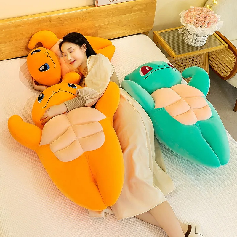 Muscle Psyduck Pokemon Plush Toys Anime Doll Kawaii Bulbasaur