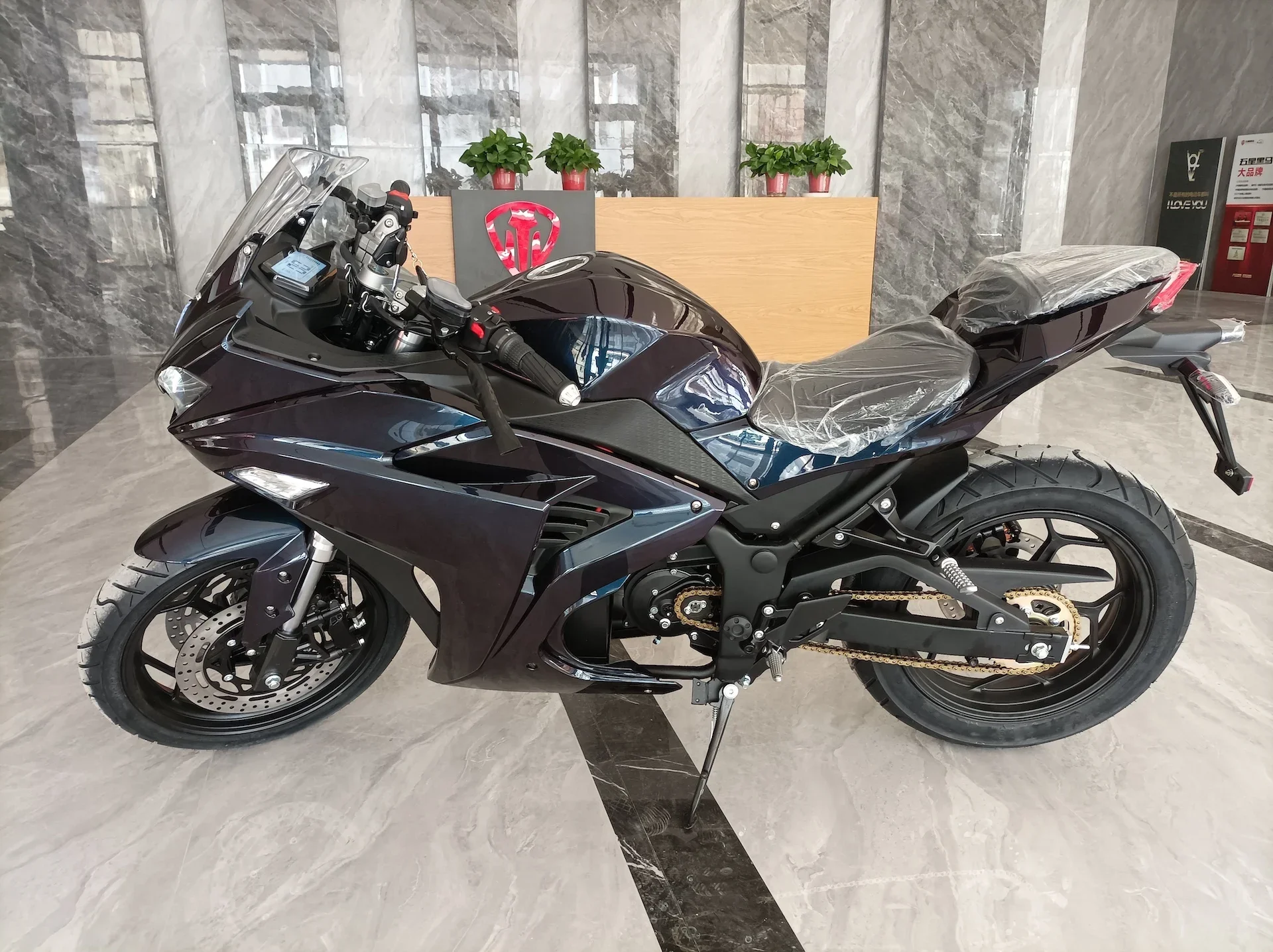 Electric Motorcycle Adult 150KM/H Speed 150km Range 10000W Mid Drive