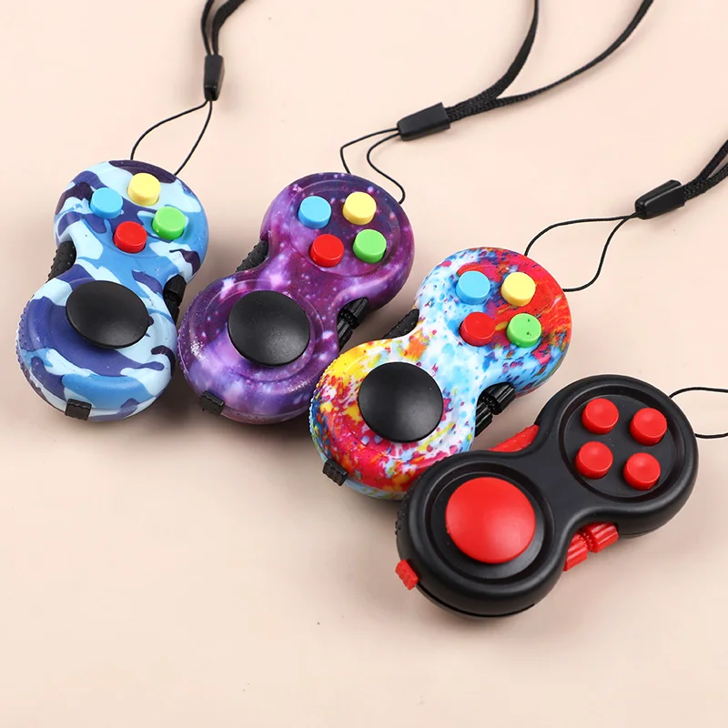 8/1pcs Fidget Pad Game Controller Toy Kids Adult Birthday Party Favors Goodie Pinata Filler Anxiety Stress Relief Christmas Gift