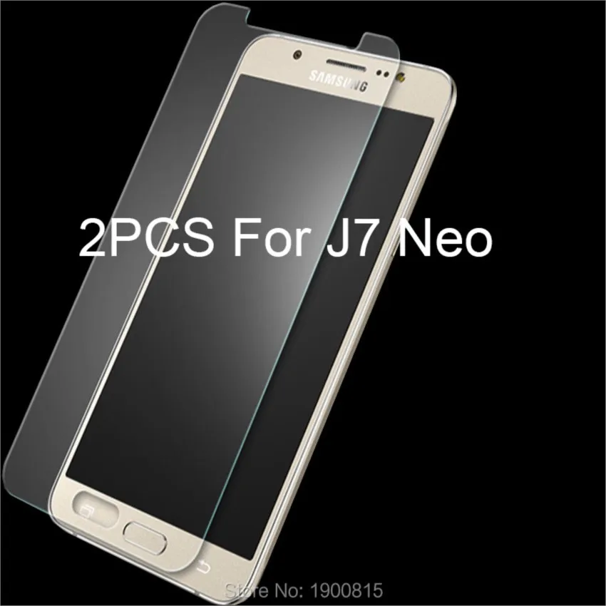 2 Pezzi Per Samsung Galaxy J7 Neo Glass Pellicola Protettiva Ultra Sottile Pellicola Salvaschermo Hd Per J7Neo Vetro Temperato Per J7 Neo Hd