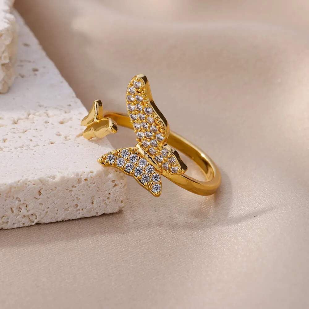 Zircon Stainless Steel Rings For Women Eternity Promise Crystal Wreath Finger Ring Wedding Jewelry Love Gift finger rings,fashion rings,zircon rings,fashion ring,crystal rings,stainless steel rings,metal rings