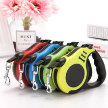 3M/5M Auto Retractable Leash Nylon Running Extending Lead Puppy Small Medium Dog Lesah Walking Roulette For Dogs Pet Products