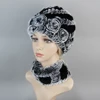 Hot Sale 2 Pieces Natural Rex Rabbit Fur Cap Scarves Women Warm Rex Rabbit Fur Hat Scarf Sets Winter Lady Knit Fur Hats Muffler 6