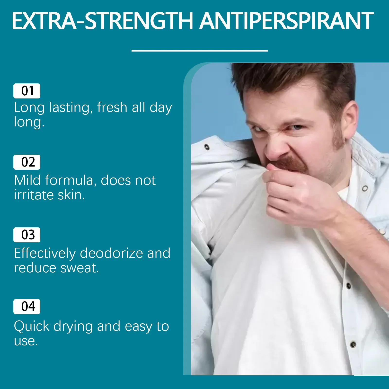 Deodorant Stick For Men Long Lasting Anti Odor Protection Vitamin E_voghion.com