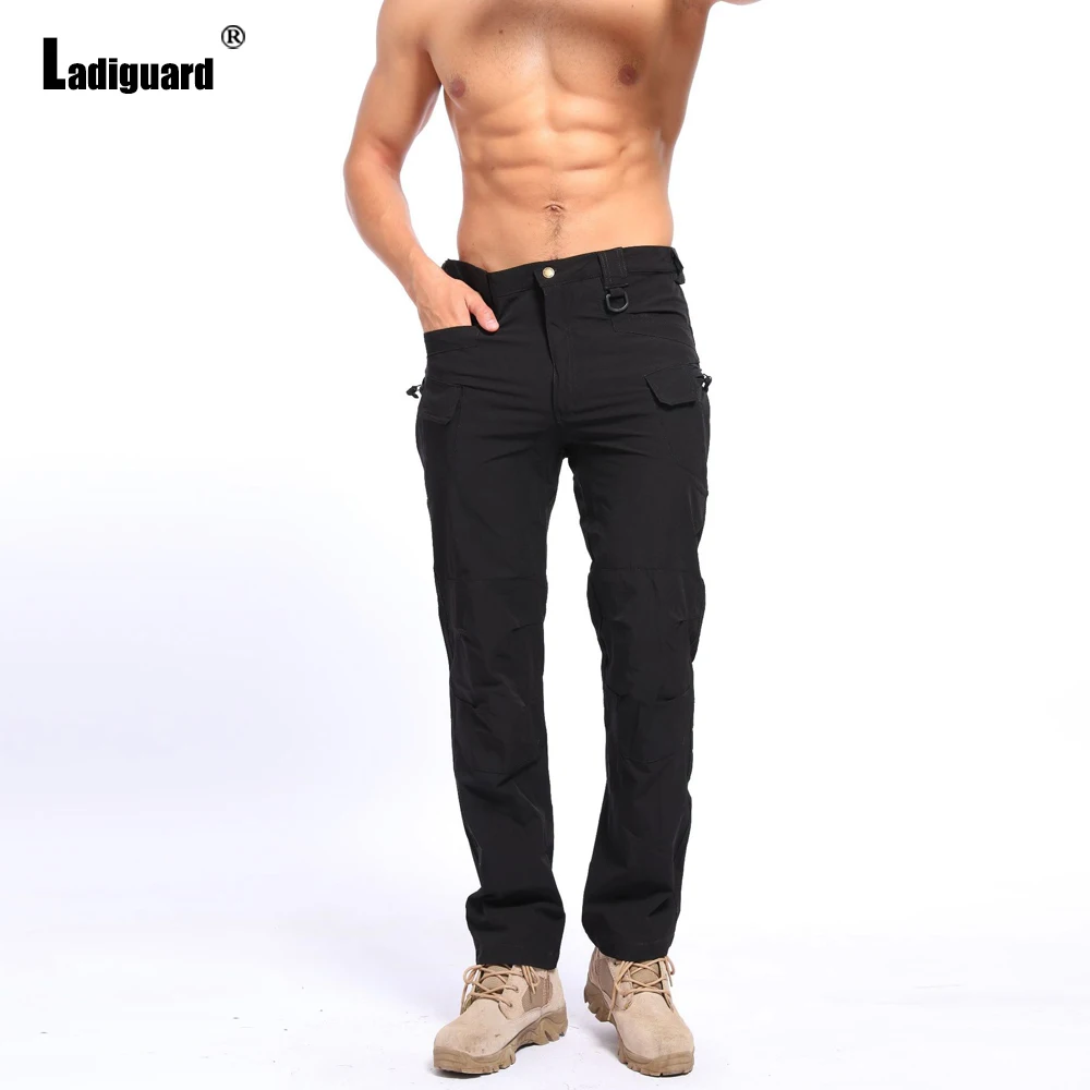 

Men's Stand Pocket Bottom Solid Outdoor Casual Pants Men Streetwear 2022 Straight Leg Trouser Mens Fashion Hip Hop Sweatpants