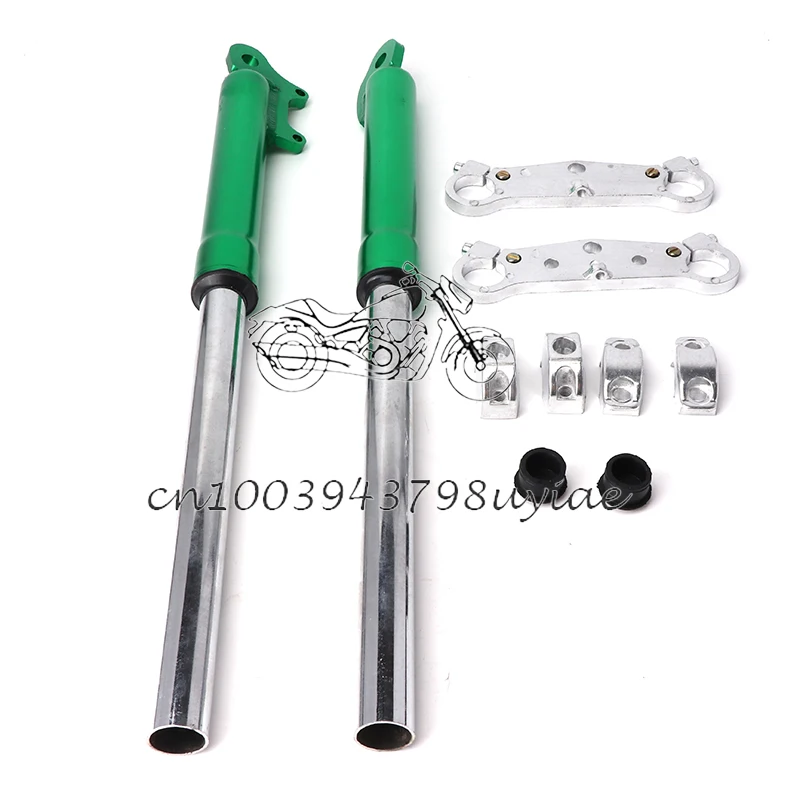 Front Fork Shock Kit For Mini Dirt Bikes - Metal Alloy, Fits 47cc-49cc 2-Stroke Pocket Bikes QG50 - View #5