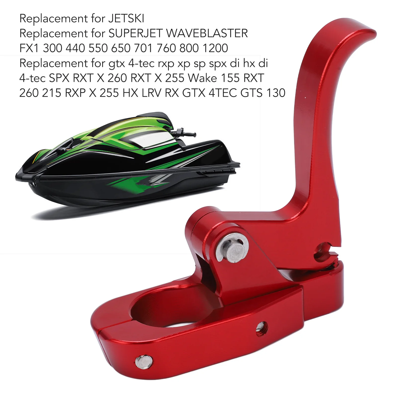 Throttle Thumb Assembly Finger Throttle Short Lever Thumb Assembly Replacement For JETSKI Finger Lever