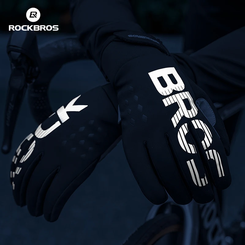 ROCKBROS Touch Screen Waterproof Thermal Cycling Gloves