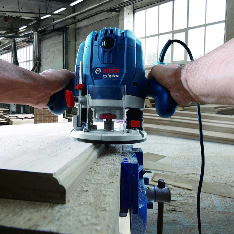 Bosch GOF130 Plunge Router For Wood Milling | Woodworking Tool | Power Tool