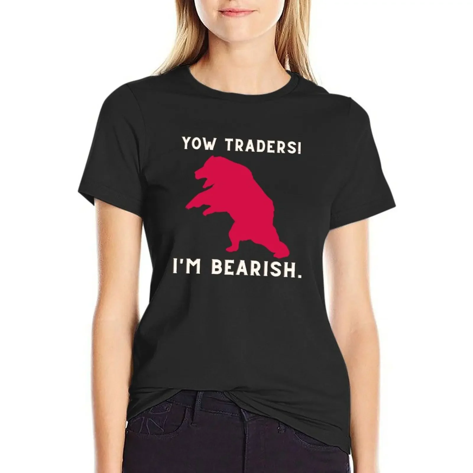 

Bearish Trading T-shirt hippie clothes Aesthetic clothing female t-shirt dress for Women plus size sexy