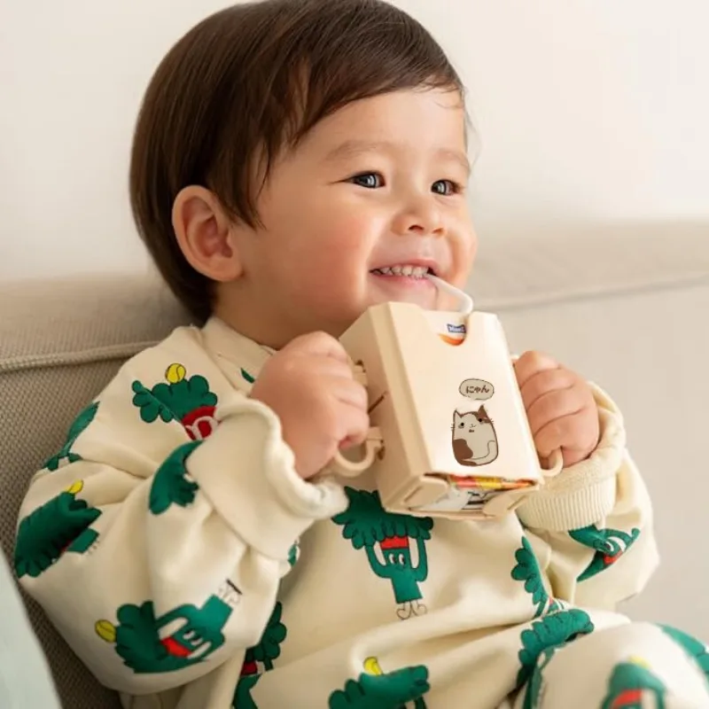 Food Pouch Holder Squeeze Proof Flipping Universal Multipurpose Design Prevent Messes Support Self-Feeding