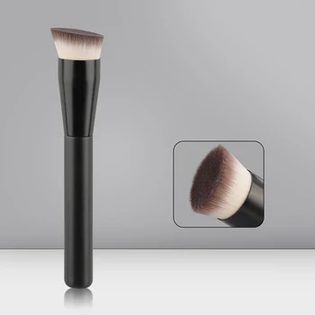 Pennelli per trucco Fondotinta Correttore Copertura angolata senza cuciture Cerchio scuro sintetico Crema liquida Cosmetici Pennello per contorno Strumento di bellezza