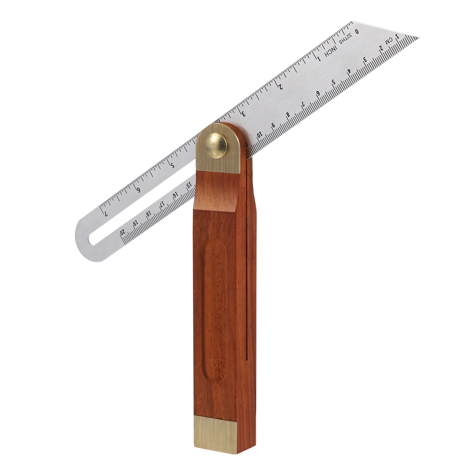 

Rotatable Square Tool Measuring Ruler Carpenters Angle Finder Precision Pocket Rule Woodworking Meauring Ruler