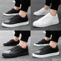 2026 Summer New White Shoes for Men Simple and Fashionable Board Shoes Trendy and Versatile Casual Men's Plus Size Men's Shoes