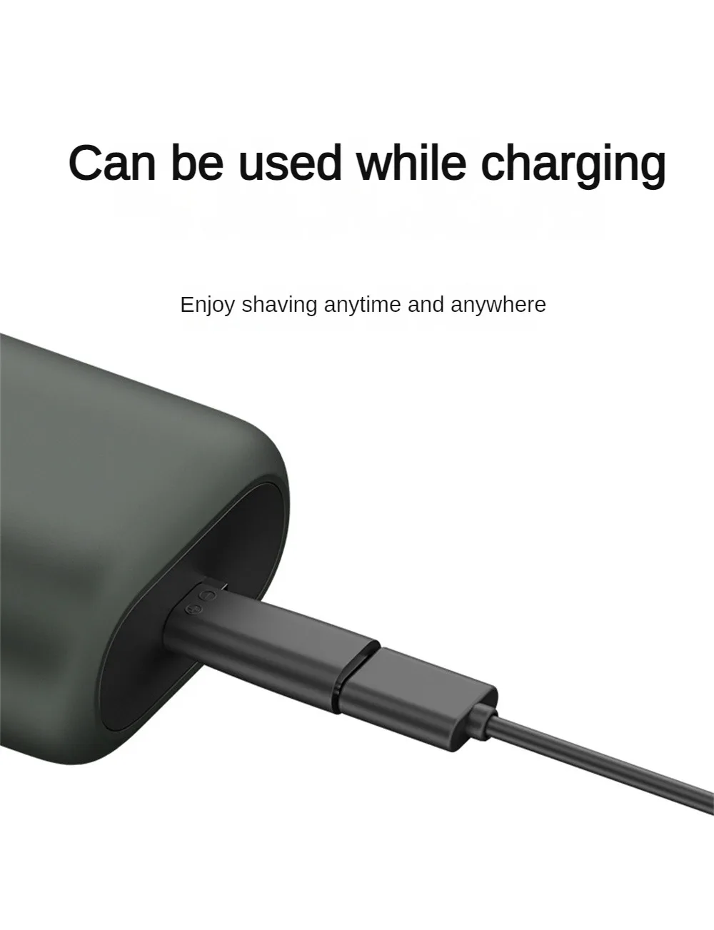 Description Picture 6 of item1PC Universal Hair Clippers Cable Type-C Connector USB Adapter Charging Heads Power Cord Razor Charger Convetor Extension Slot